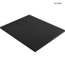 Bergytan Oltens Bergytan brodzik 100x80 cm prostokątny RockSurface czarny mat 15100300