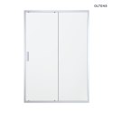 Fulla Oltens Fulla kabina prysznicowa 110x80 cm prostokątna drzwi ze ścianką chrom/szkło przezroczyste 20207100