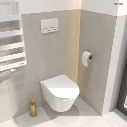 Torne Oltens Torne przycisk spłukujący do WC biały/złoty mat/biały 57105000
