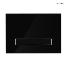 Torne Oltens Torne przycisk spłukujący do WC szklany czarny/chrom/czarny 57200300