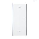 Trana Oltens Trana kabina prysznicowa 80x80 cm kwadratowa drzwi ze ścianką chrom/szkło przezroczyste 20003100