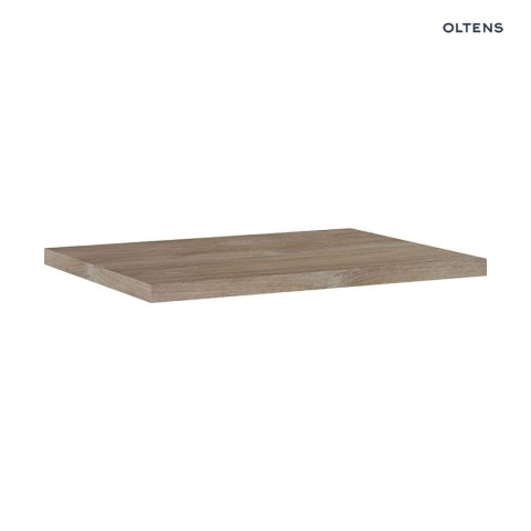 Vernal Oltens Vernal szafka 60 cm podumywalkowa wisząca z blatem biały połysk/dąb 60000060 Vernal Oltens Vernal szafka 60 cm podumywalkowa wisząca z blatem biały połysk/dąb 60000060