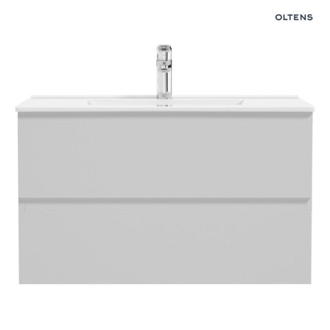 Vernal Oltens Vernal umywalka z szafką 60 cm szary mat 68000700 Vernal Oltens Vernal umywalka z szafką 60 cm szary mat 68000700