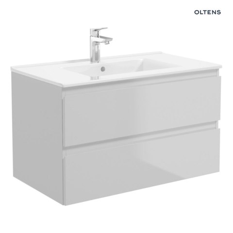 Vernal Oltens Vernal umywalka z szafką 60 cm szary mat 68000700 Vernal Oltens Vernal umywalka z szafką 60 cm szary mat 68000700