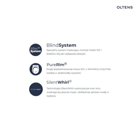 Hamnes Stille Zestaw Oltens Hamnes Stille miska WC wisząca PureRim z deską wolnoopadającą Ovan Slim biały 42022000 Hamnes Stille Zestaw Oltens Hamnes Stille miska WC wisząca PureRim z deską wolnoopadającą Ovan Slim biały 42022000