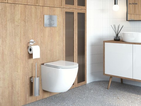 Hamnes Stille Zestaw Oltens Hamnes Stille miska WC wisząca PureRim z deską wolnoopadającą Ovan Slim biały 42022000 Hamnes Stille Zestaw Oltens Hamnes Stille miska WC wisząca PureRim z deską wolnoopadającą Ovan Slim biały 42022000