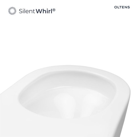 Hamnes Stille Zestaw Oltens Hamnes Stille miska WC wisząca PureRim z deską wolnoopadającą Ovan Slim biały 42022000 Hamnes Stille Zestaw Oltens Hamnes Stille miska WC wisząca PureRim z deską wolnoopadającą Ovan Slim biały 42022000