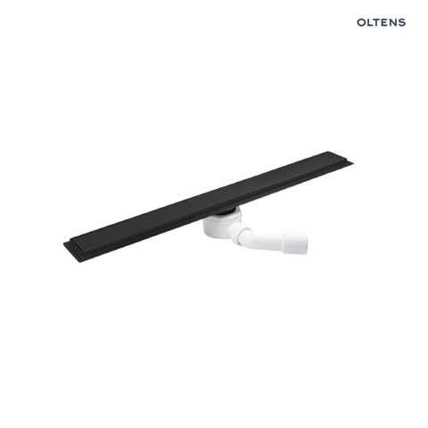 Langan Oltens Langan 80 uniwersalny 2w1 odpływ prysznicowy liniowy 80 cm z kołnierzem czarny mat 30007300 Langan Oltens Langan 80 uniwersalny 2w1 odpływ prysznicowy liniowy 80 cm z kołnierzem czarny mat 30007300