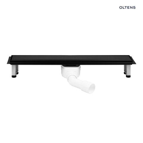 Langan Oltens Langan 80 uniwersalny 2w1 odpływ prysznicowy liniowy 80 cm z kołnierzem czarny mat 30007300 Langan Oltens Langan 80 uniwersalny 2w1 odpływ prysznicowy liniowy 80 cm z kołnierzem czarny mat 30007300