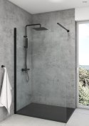 Boran Oltens Boran (S) zestaw prysznicowy termostatyczny z deszczownicą czarny mat 36503300
