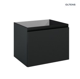 Vernal Oltens Vernal szafka 60 cm podumywalkowa wisząca czarny mat 60013300