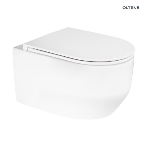 Holsted Oltens Holsted miska WC wisząca PureRim z powłoką SmartClean biała 42516000