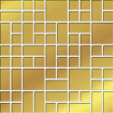 CB GOLD GLASS MOSAIC 25x25 G.1