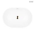 Tive Oltens Tive umywalka 61x40 cm wpuszczana owalna biała 40323000