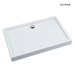 Vindel Oltens Vindel brodzik 100x80 cm prostokątny akrylowy biały 15008000