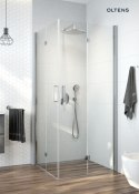 Byske Oltens Byske kabina prysznicowa 90x90 cm kwadratowa chrom połysk/szkło przezroczyste 20002100