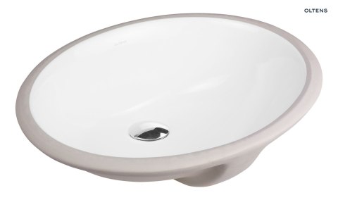 Mana Oltens Mana umywalka 46x38 cm podblatowa owalna biała 40100000 Mana Oltens Mana umywalka 46x38 cm podblatowa owalna biała 40100000