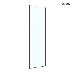 Breda Oltens Breda ścianka prysznicowa 90 cm boczna czarny mat/szkło przezroczyste 22105300