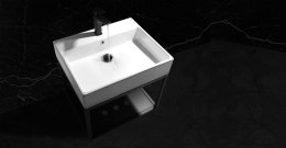 Deante Konsola łazienkowa wisząca z umywalką - 60x50 cm