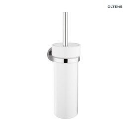 Gulfoss Oltens Gulfoss szczotka toaletowa wisząca biała ceramika/chrom 82101000