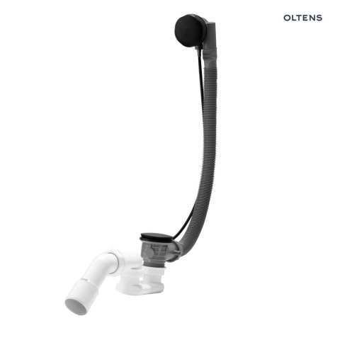 Oster Oltens Oster syfon wannowy automatyczny z pokrętłem czarny mat 03001300 Oster Oltens Oster syfon wannowy automatyczny z pokrętłem czarny mat 03001300